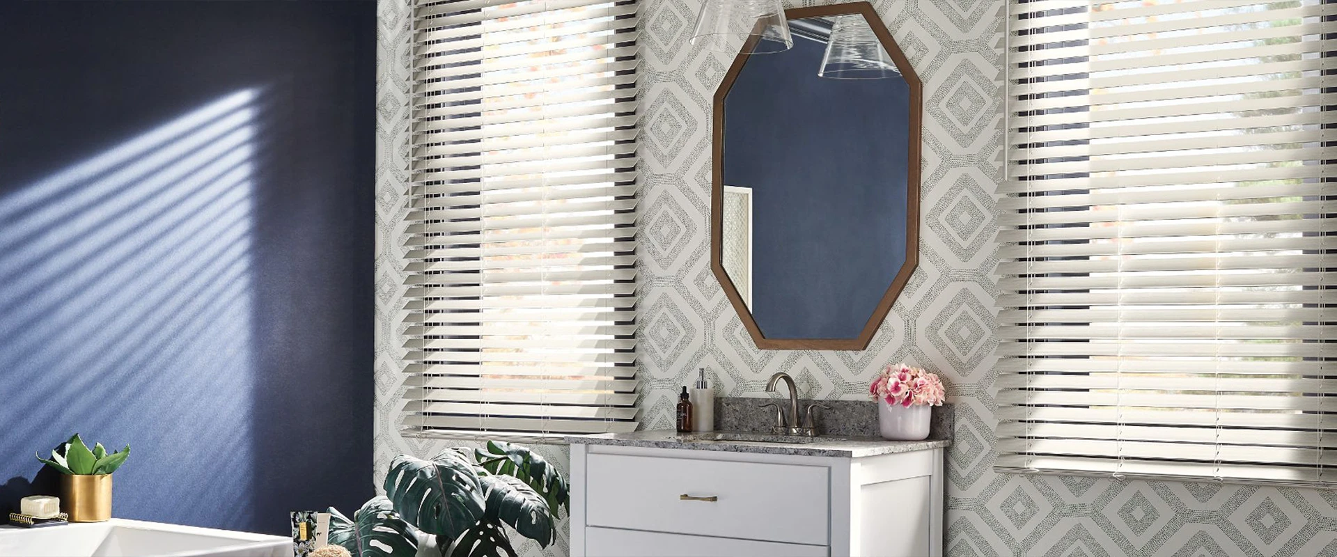 Composite and Faux Wood Blinds Banner