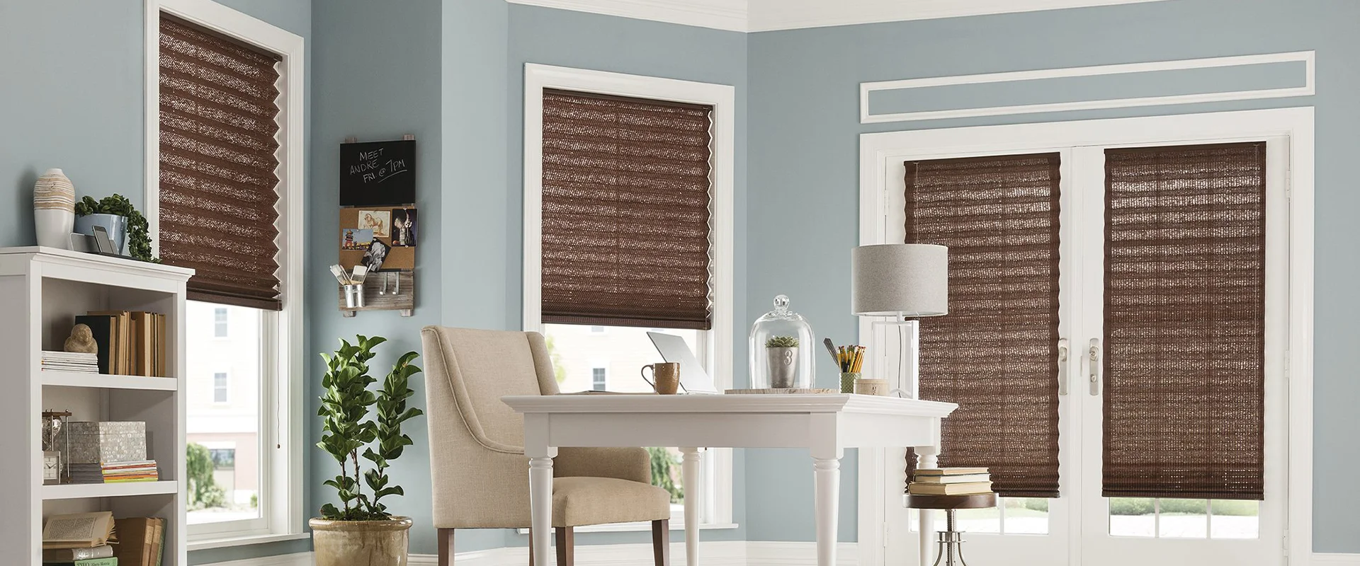 Pleated Shades Banner